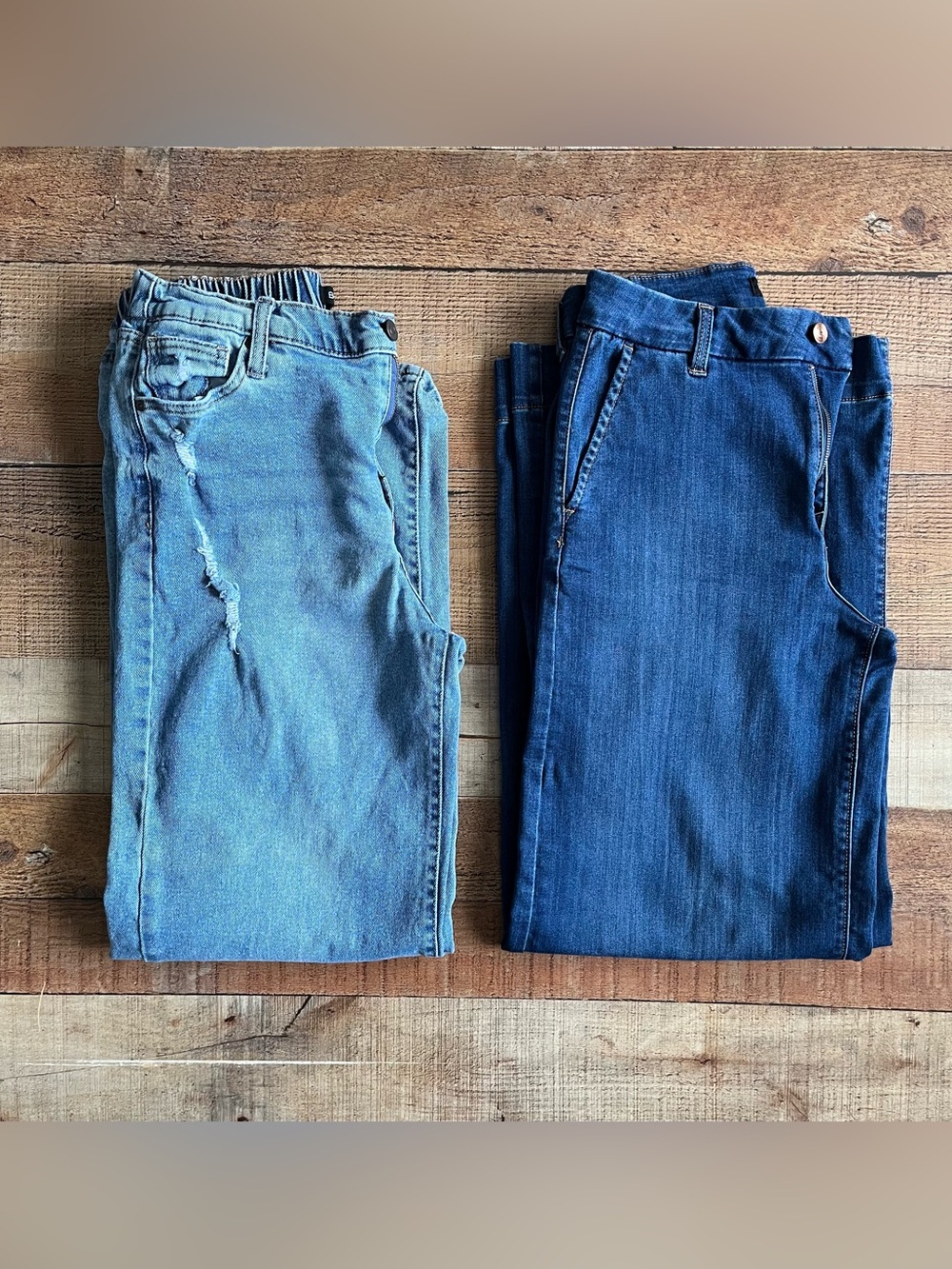 BCBG Wide Leg Denim Jeans Sz 9